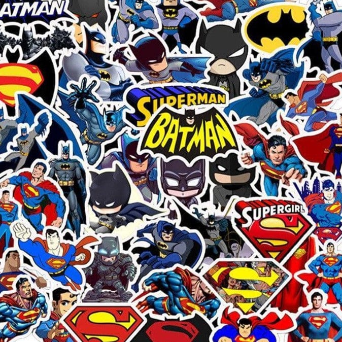 Stickers DC Comics <br> (Pack de 45) Stickers Mania