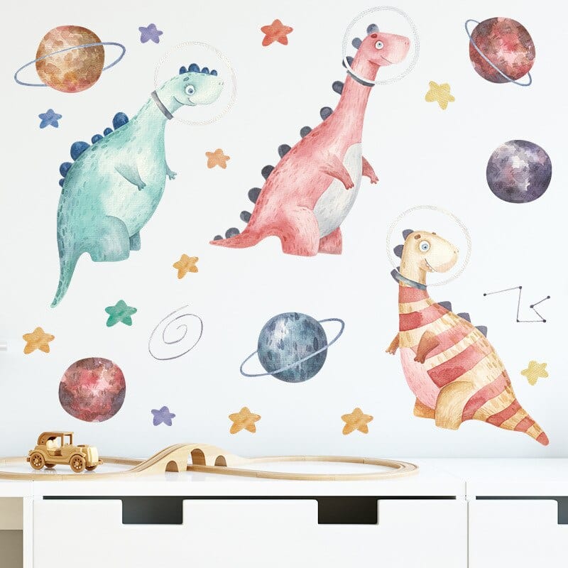Stickers Dinosaures pour Bébé 2 Stickers Mania