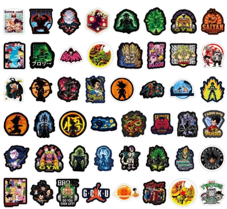 Stickers Dragon Ball Z Noir Stickers Mania