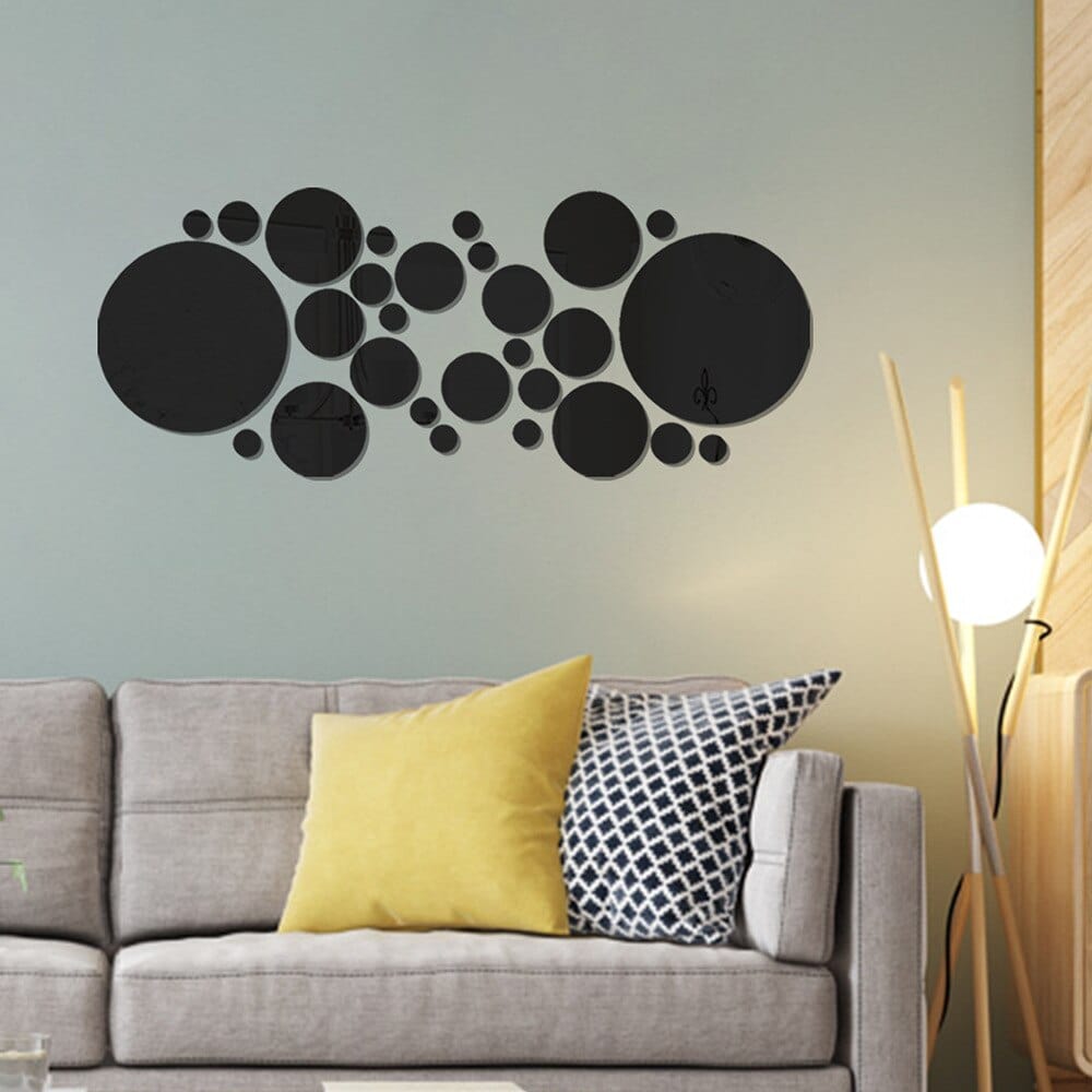 Stickers Effet Miroir Noir Stickers Mania