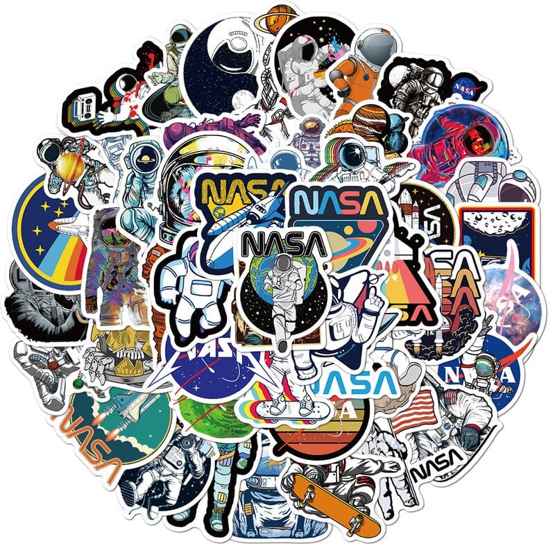 Stickers Espace<br> NASA (50 pcs) Stickers Mania