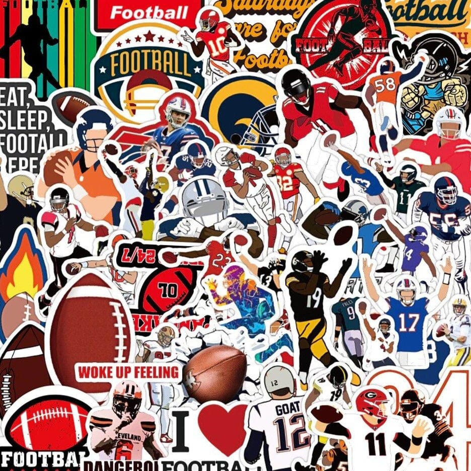 Stickers Foot US Stickers Mania