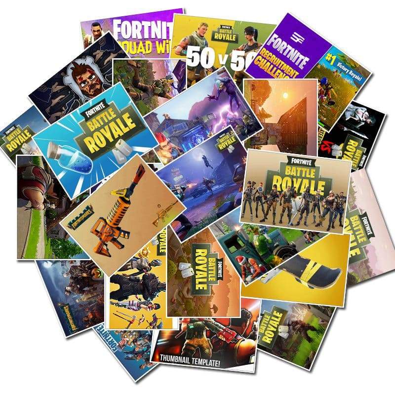 Stickers Fortnite <br> (Pack de 25) Stickers Mania