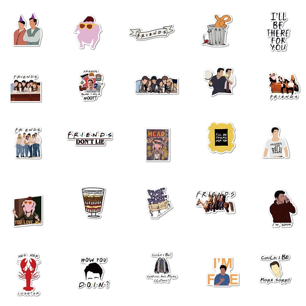 Stickers Friends Série Stickers Mania