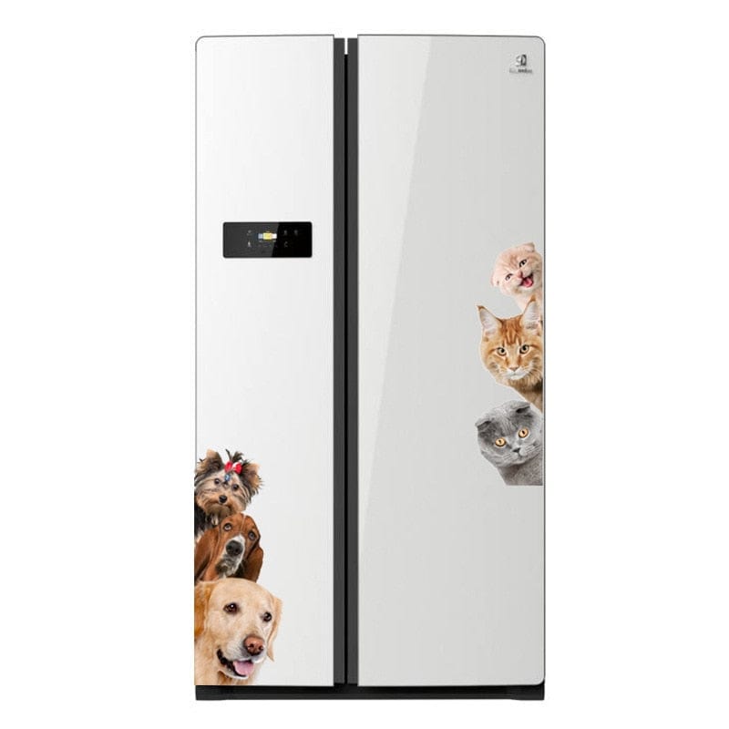 Stickers Frigo Chien et Chat Stickers Mania