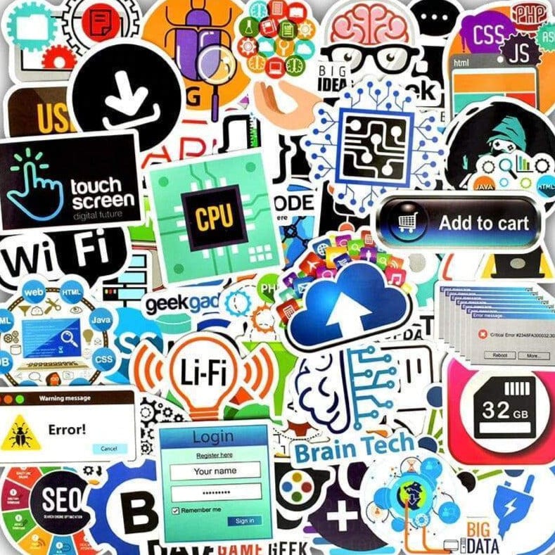 Stickers Geek Stickers Mania