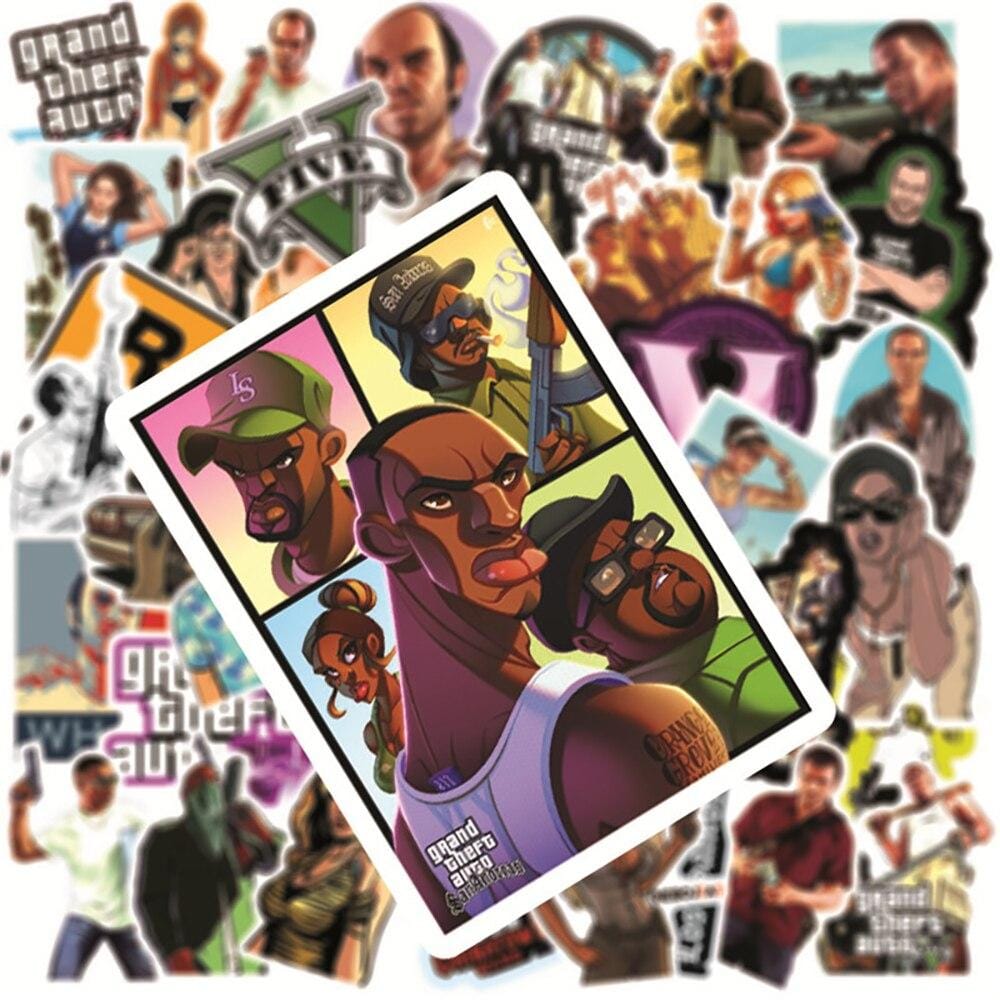 Stickers GTA 5 Stickers Mania