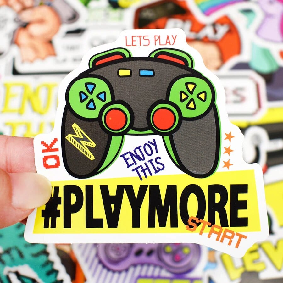 Stickers Jeux Vidéo Vintage Stickers Mania