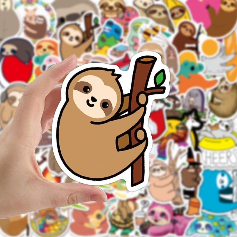 Stickers Kawaii Paresseux Stickers Mania