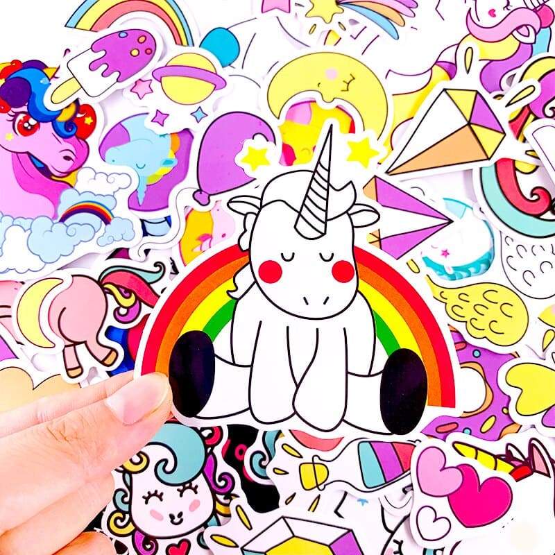 Stickers Licornes Arc en Ciel Stickers Mania