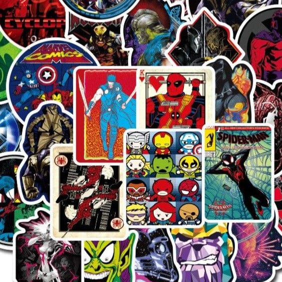 Stickers Marvel Comics Stickers Mania