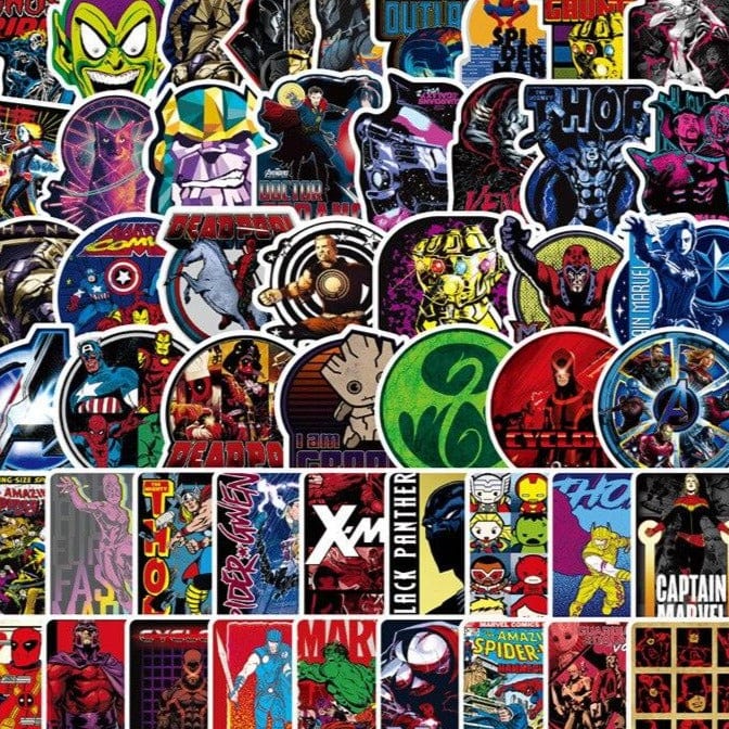 Stickers Marvel Comics Stickers Mania