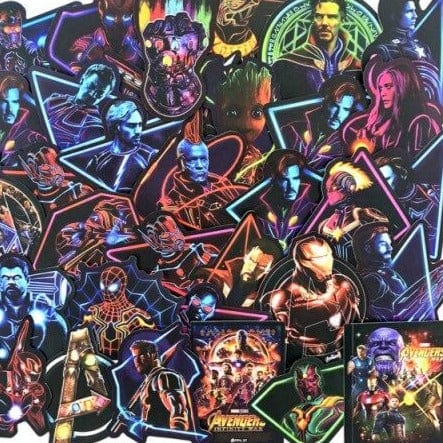 Stickers Marvel Néons Stickers Mania