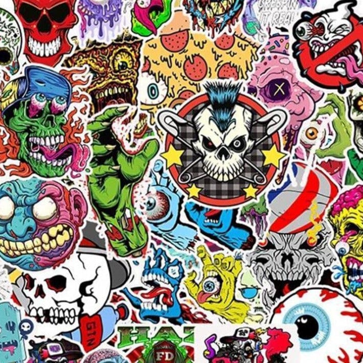 Stickers Moto Horreur Stickers Mania