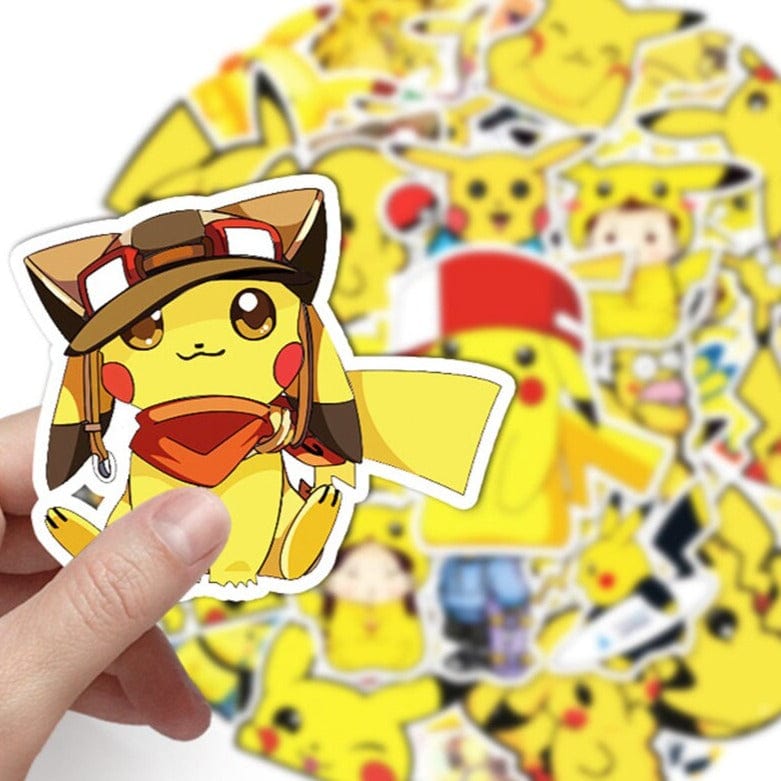 Stickers Pikachu<br> (50 pcs) Stickers Mania