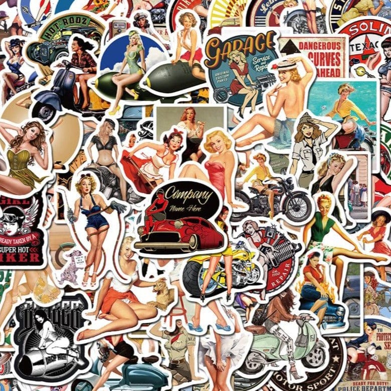 Stickers Pin Up Stickers Mania