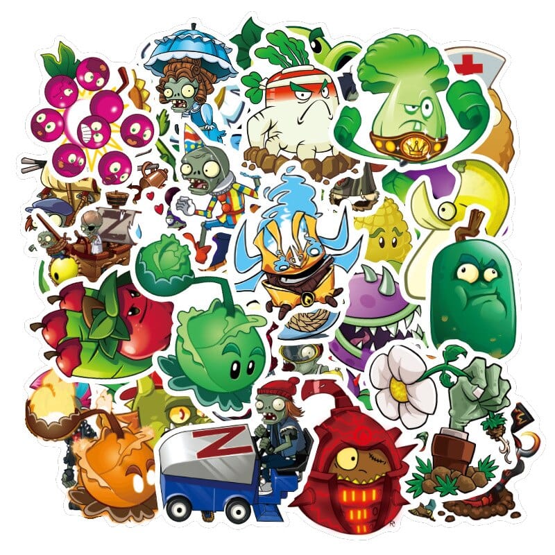 Stickers Plants Vs Zombies Stickers Mania