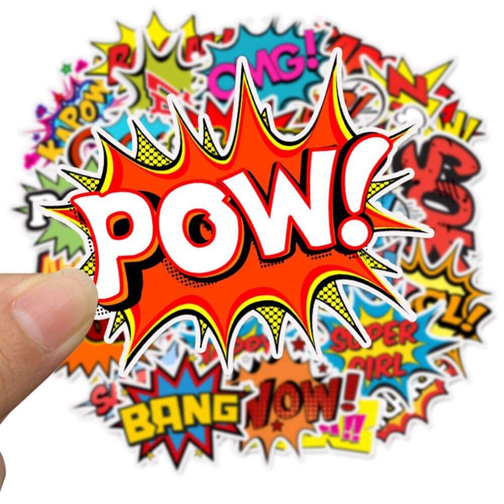 Stickers Pop Art Bulles Stickers Mania