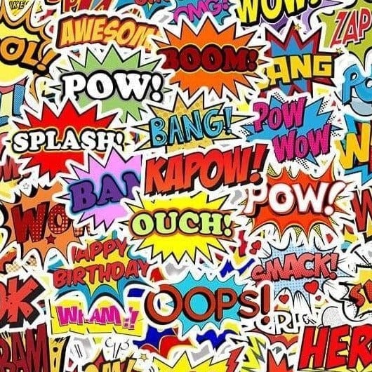 Stickers Pop Art Bulles Stickers Mania