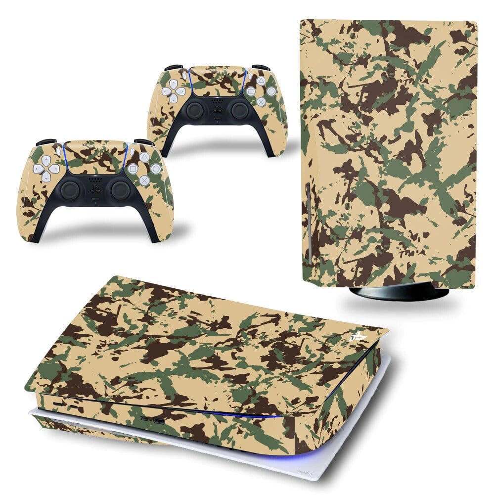 Stickers PS5<br> Camouflage Militaire Stickers Mania