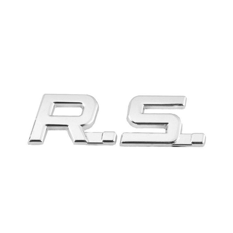 Stickers Renault Sport Lettres Argent Stickers Mania