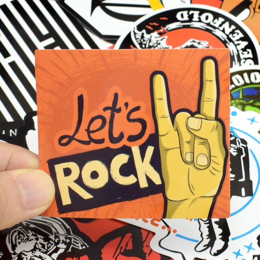 Stickers Rock Brillant Stickers Mania