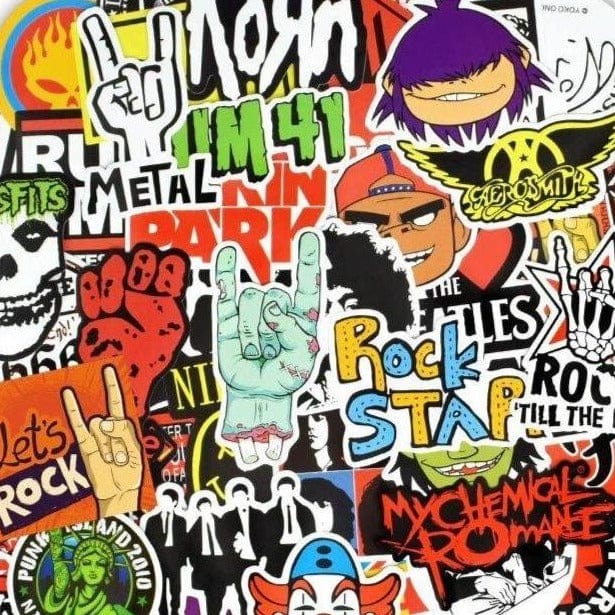 Stickers Rock Brillant Stickers Mania