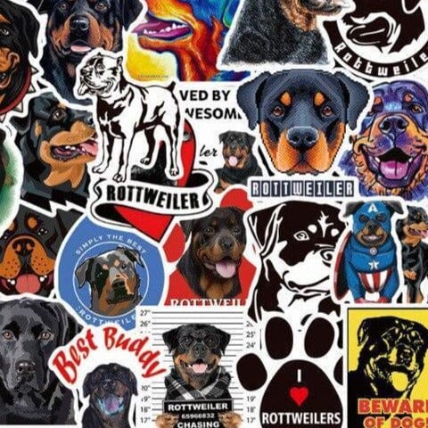 Stickers Rottweiler Stickers Mania