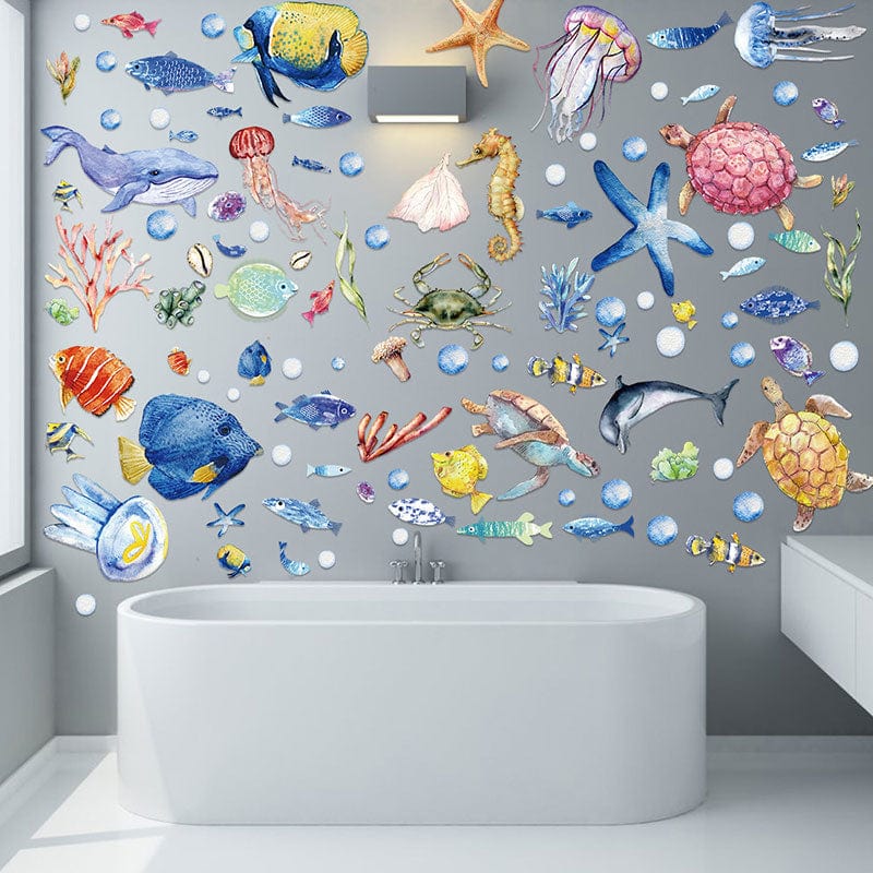 Stickers Salle de Bain Océan Stickers Mania