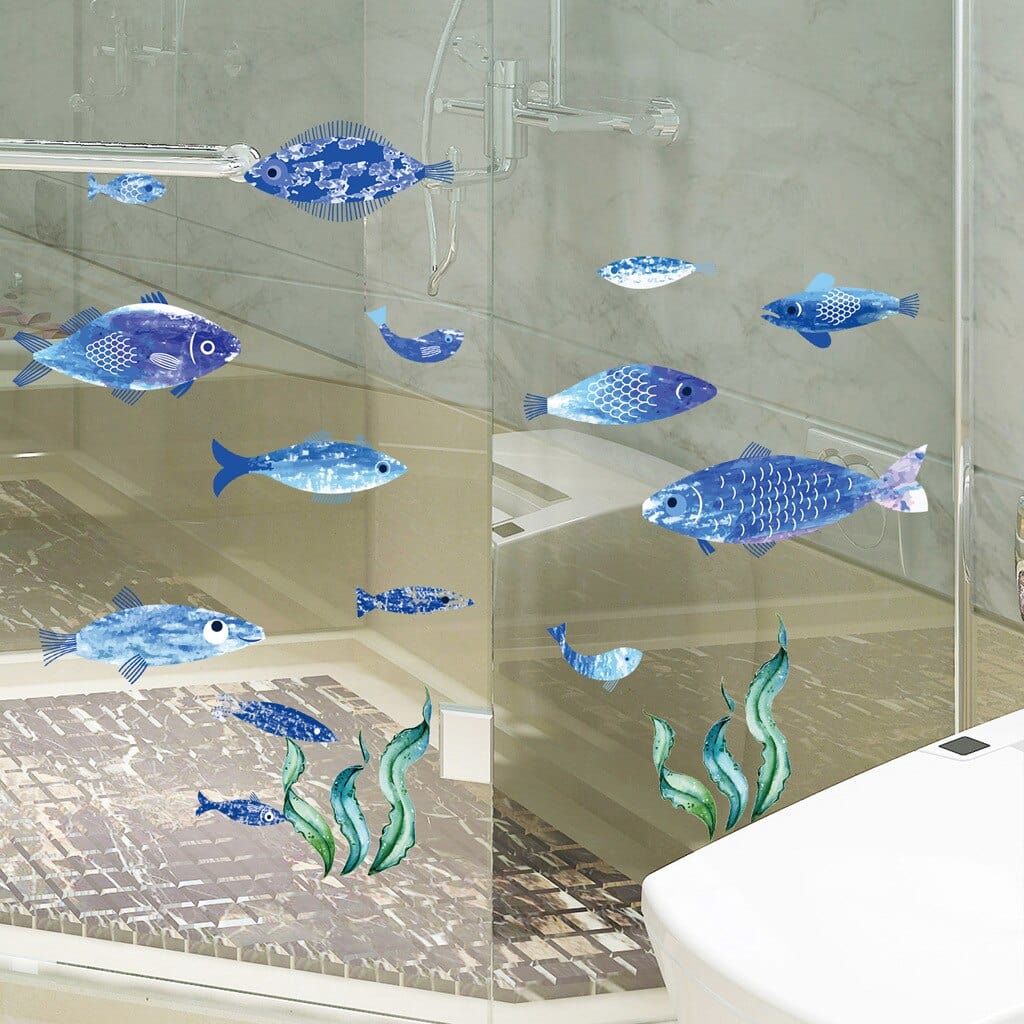 Stickers Salle de Bain Poisson Déco Stickers Mania