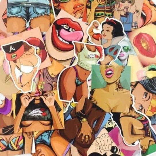 Stickers Sexy <br> (Pack de 47) Stickers Mania