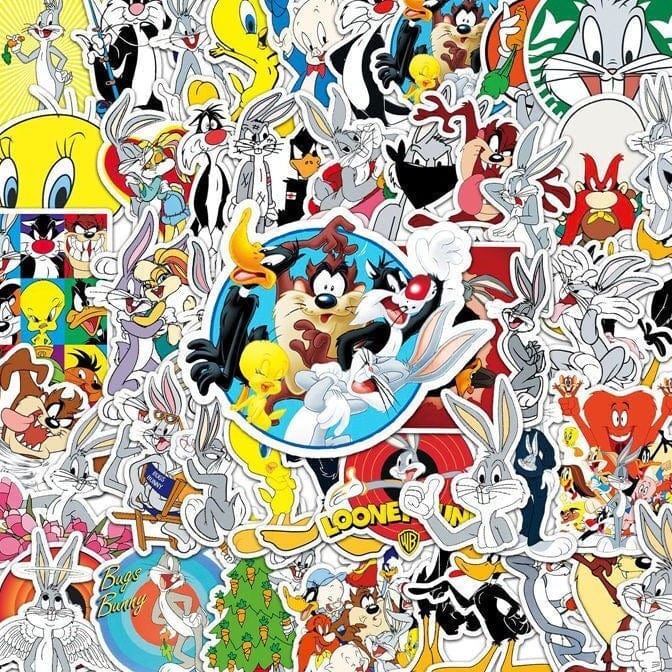 Stickers Skate<br> Looney Tunes (50 pcs) Stickers Mania