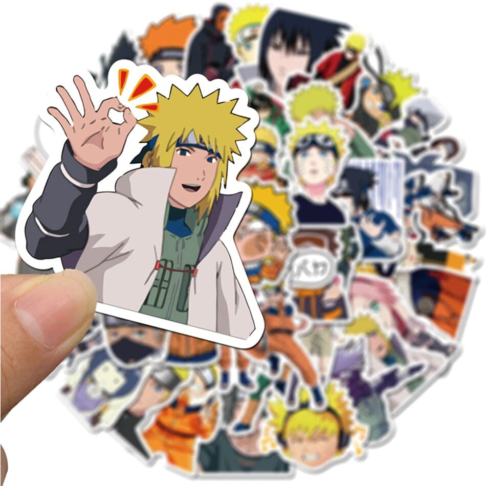 Stickers Skate <br> Naruto (50pcs) Stickers Mania