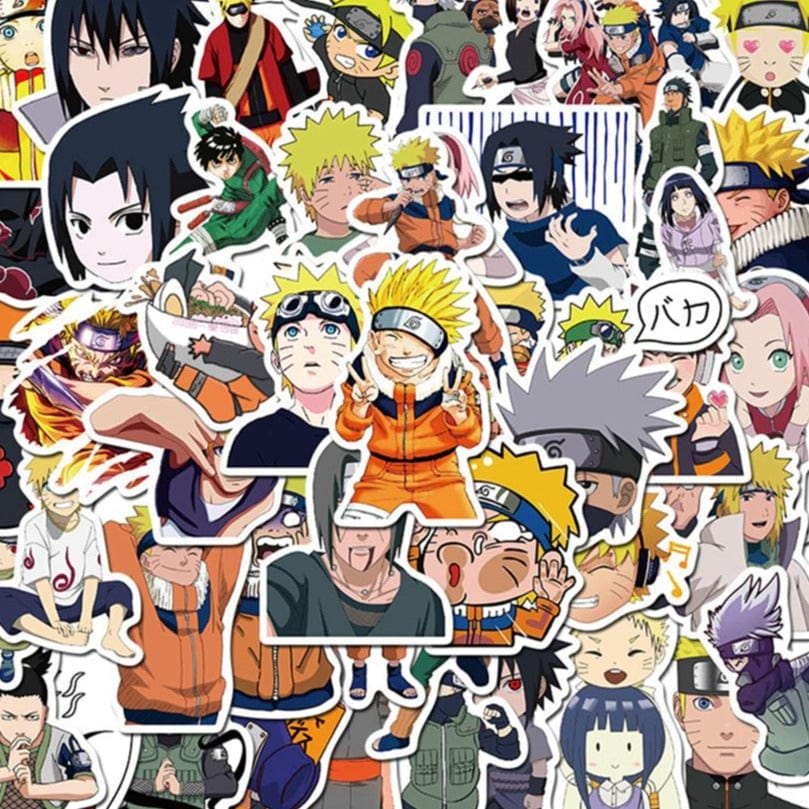 Stickers Skate <br> Naruto (50pcs) Stickers Mania