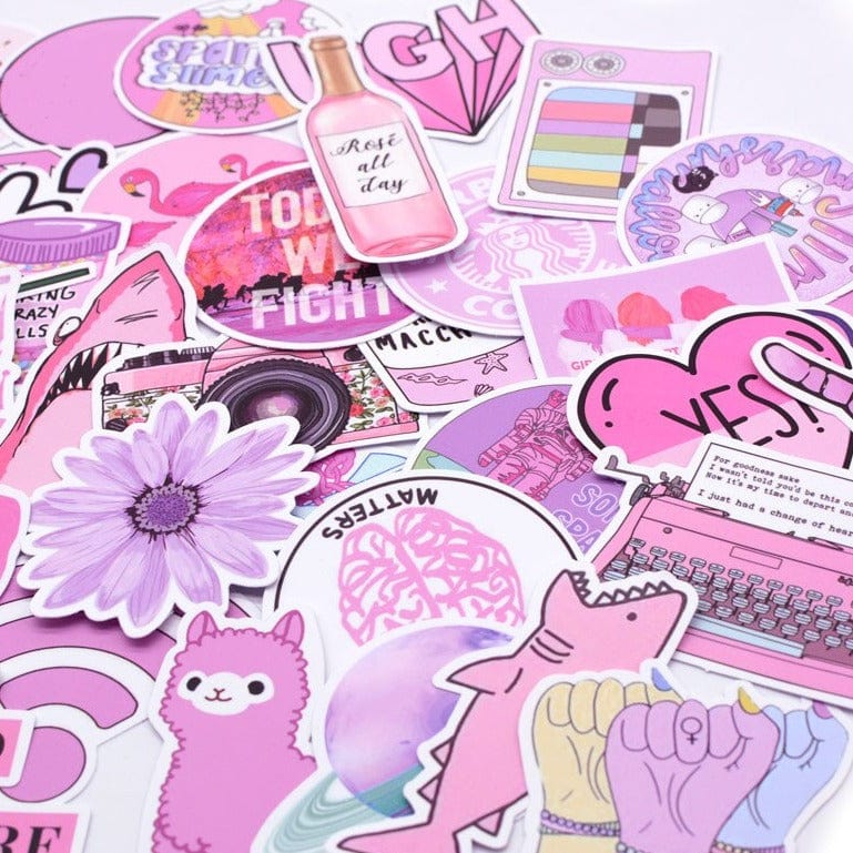 Stickers Skate<br> Rose (50 pcs) Stickers Mania