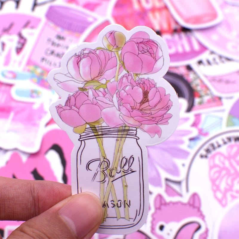 Stickers Skate<br> Rose (50 pcs) Stickers Mania