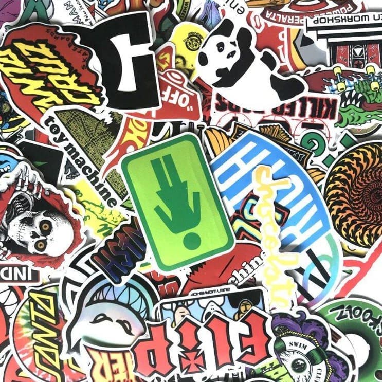 Stickers Skate | Pack de 100 Autocollants Stickers Mania