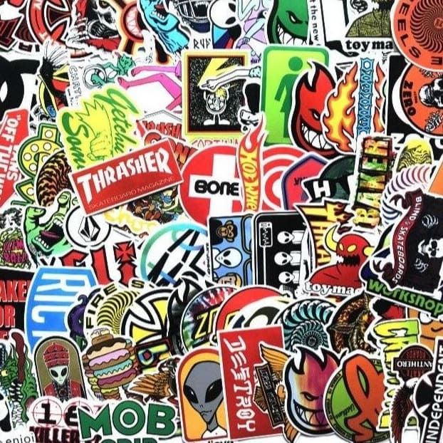 Stickers Skate | Pack de 100 Autocollants Stickers Mania