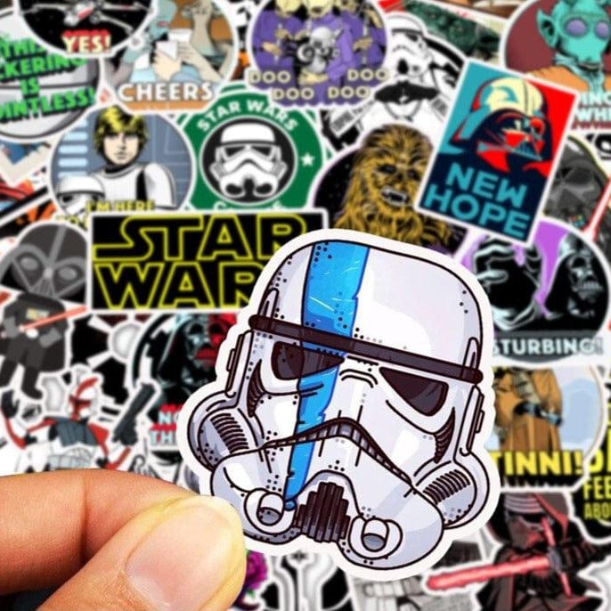 Stickers Skateboard<br> Star Wars (50pcs) Stickers Mania