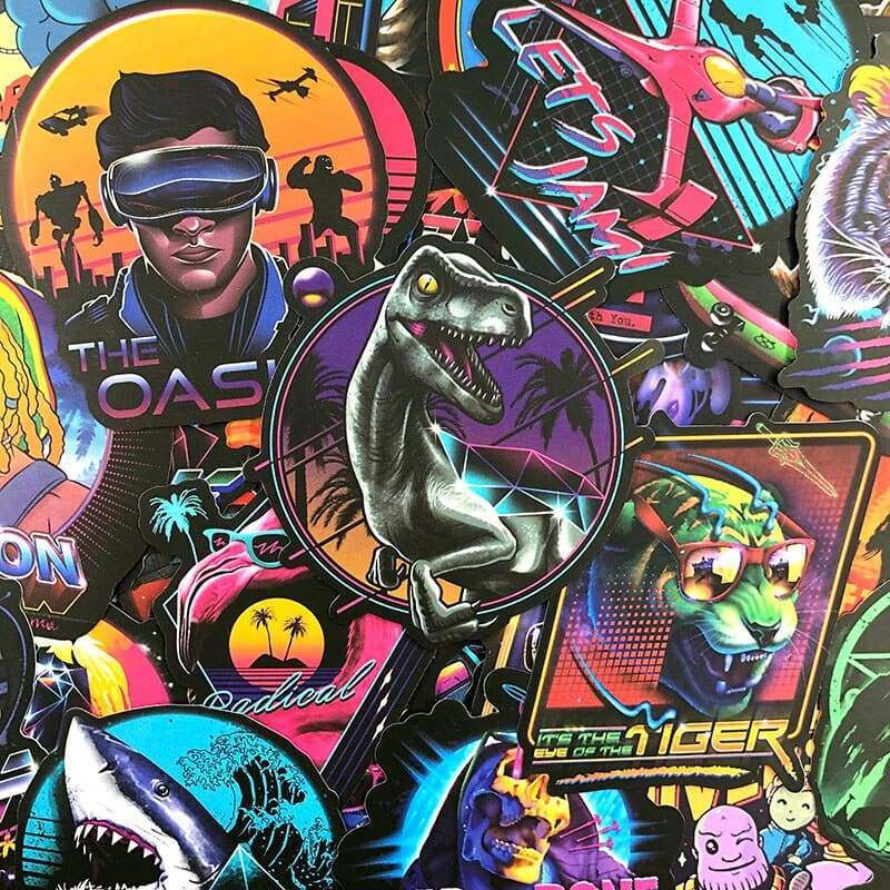 Stickers Skateboard Vintage Stickers Mania