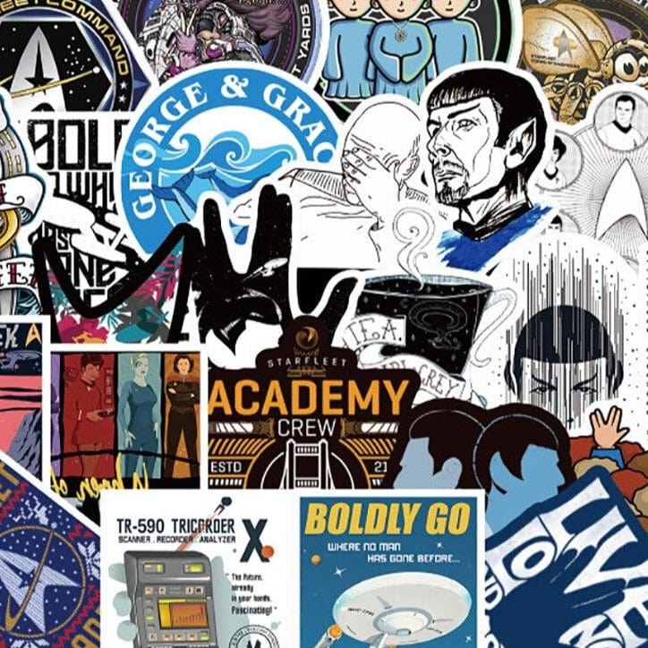 Stickers Star Trek <br> (Pack de 36) Stickers Mania