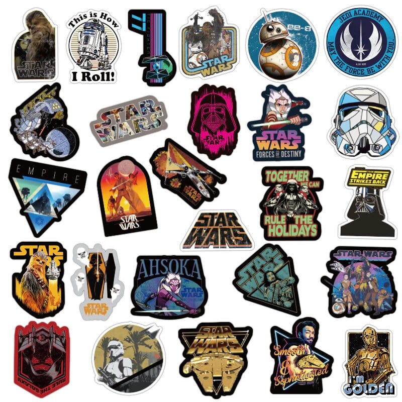Stickers Star Wars <br> (Pack de 108) Stickers Mania