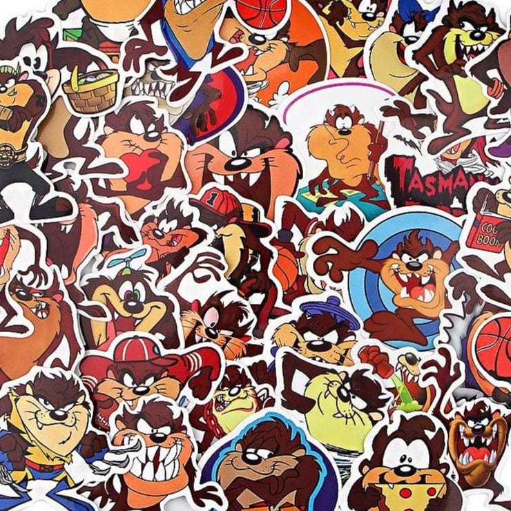 Stickers Taz <br> (Pack de 32) Stickers Mania
