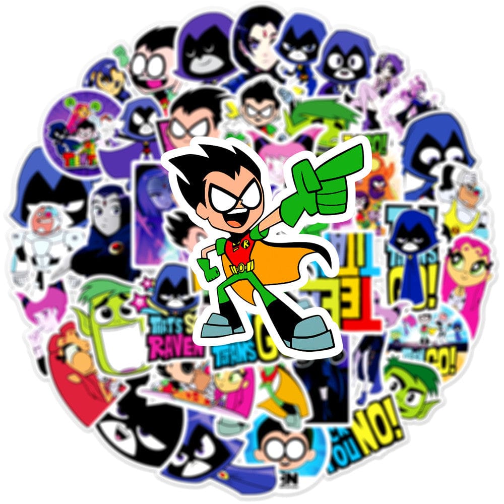 Stickers Teen Titans Stickers Mania