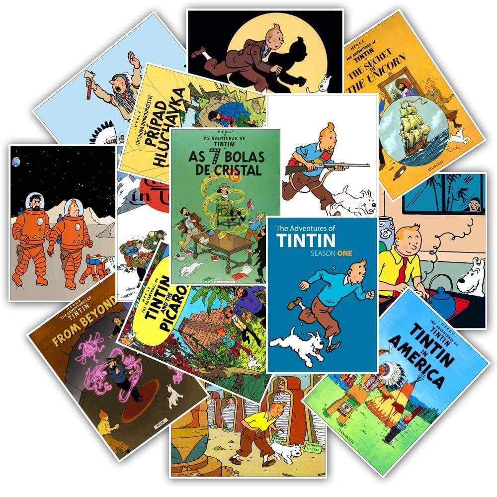 Stickers Tintin <br> (Pack de 25) Stickers Mania