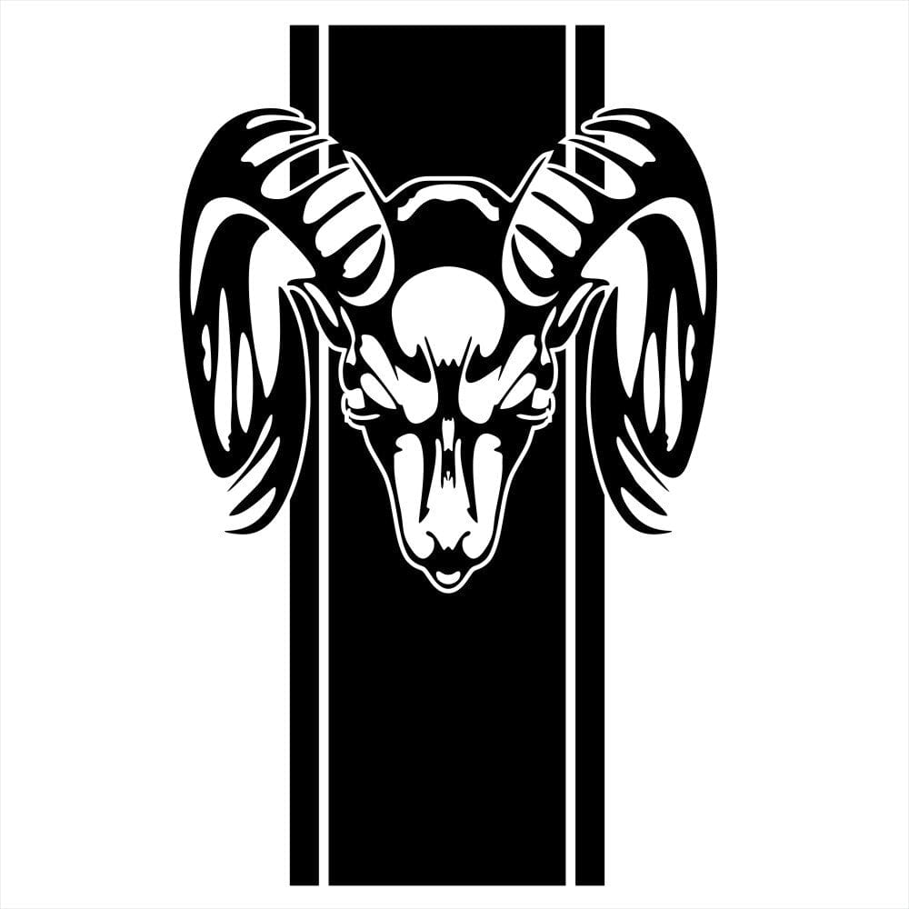 Stickers Van<br>Buffle Noir Stickers Mania