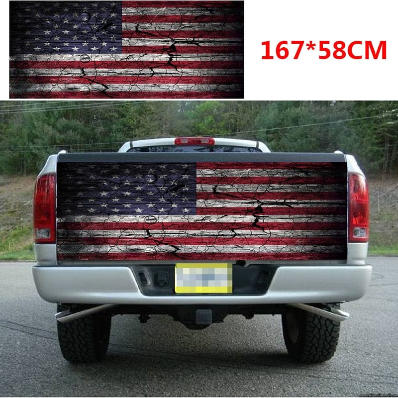 Stickers Van<br>Drapeau Américain Stickers Mania