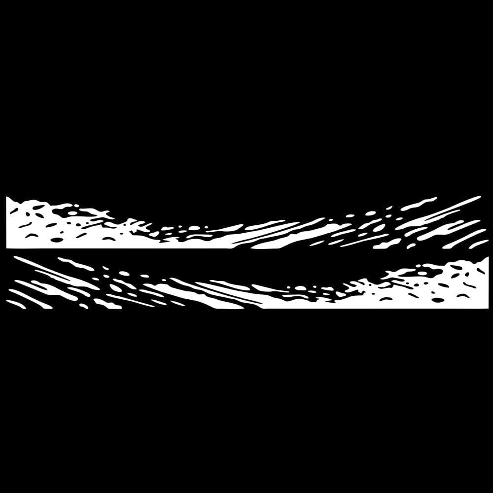 Stickers Van<br>Éclaboussures Blanc Stickers Mania