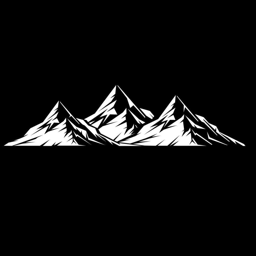 Stickers Van Montagnes Blanc Stickers Mania