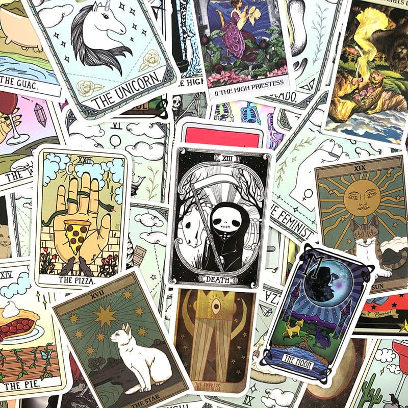 Stickers Vintage<br> Tarot (60 pcs) Stickers Mania
